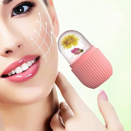 Ice Roller for Face, Eyes & Neck Reusable Silicone Ice Mold