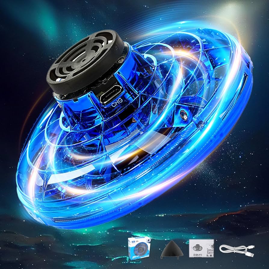 FLYNOVA Hand Operated Mini Drones,2024 UFO Magic Flying Orb Toys